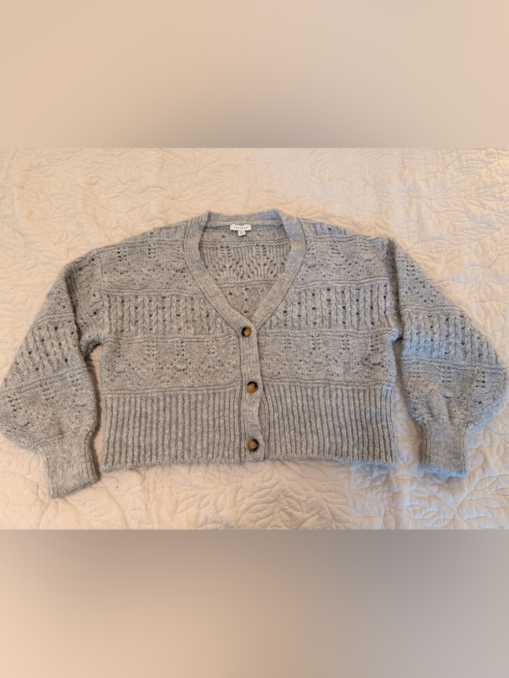 Topshop Cardigan Knit Sweater